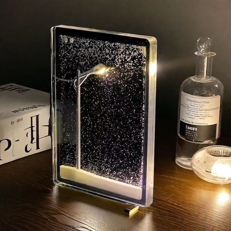 Snow Night Light Snow